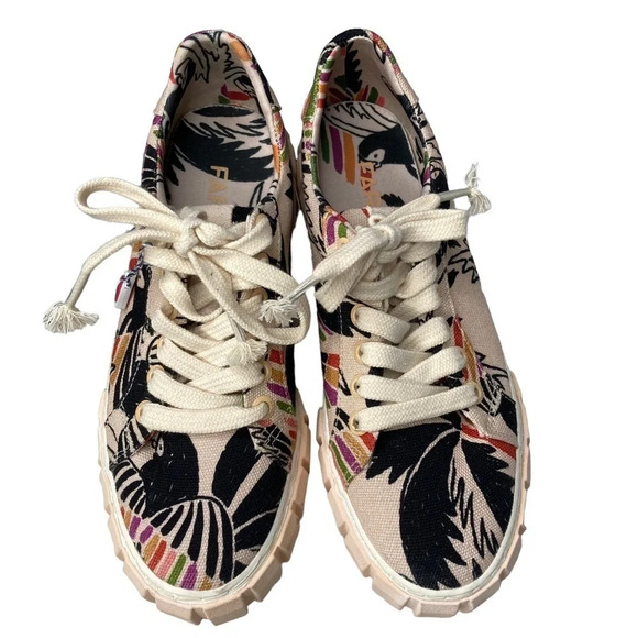 Farm Rio Bird Paradise Platform Sneaker  Sz: 6.5 - Picture 3 of 13